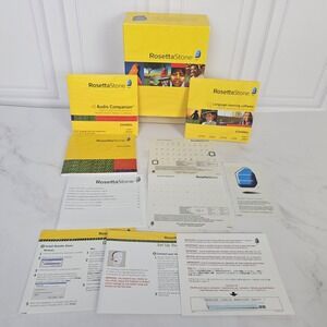 Rosetta Stone Spanish Latin America Level 1 Version 3 Software Box Set Vintage